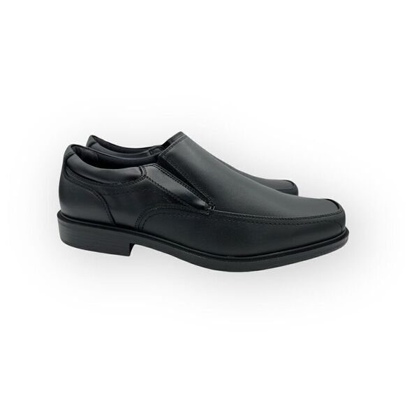 NWT Dockers Mens Genuine Leather Edson Slip-On Loafers Black Size 15